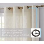 Aleksander Polyester Semi Sheer Curtain Pair (Set of 2) - Chic Decora