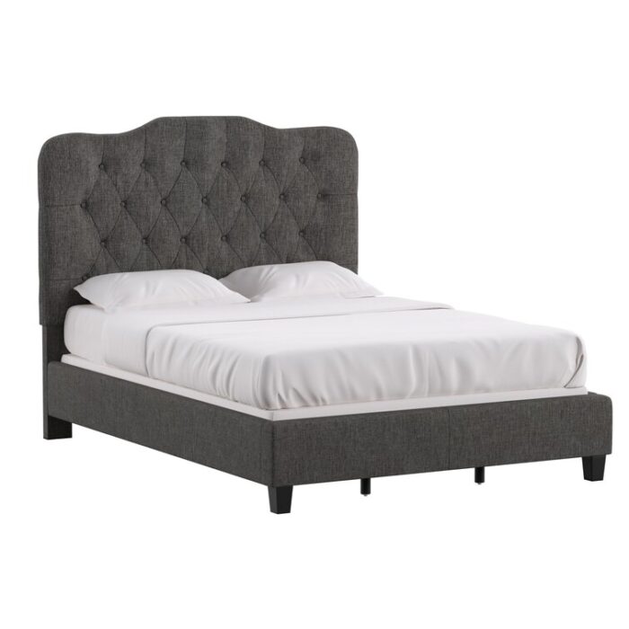 Alenushka Upholstered Standard Bed - Chic Decora