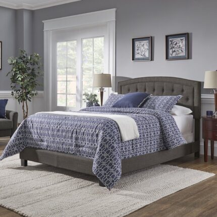 Alenushka Upholstered Standard Bed - Chic Decora