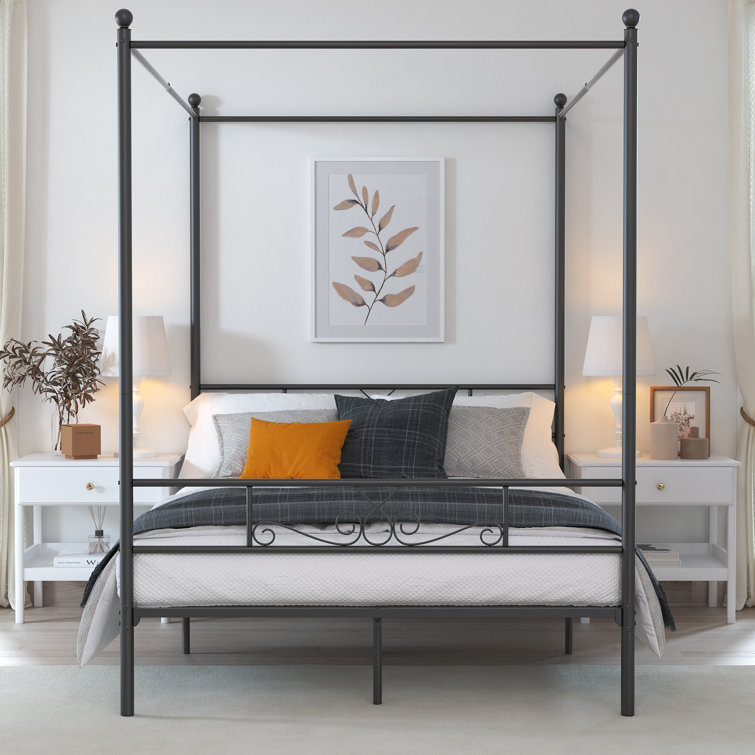 Alex-Jay Metal Canopy Bed - Chic Decora