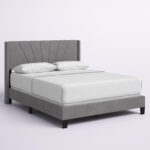 Alfee Upholstered Standard Bed - Chic Decora