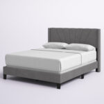 Alfee Upholstered Standard Bed - Chic Decora