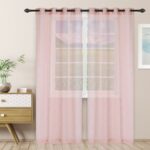 Aljoscha Polyester Sheer Curtain Pair (Set of 2) - Chic Decora