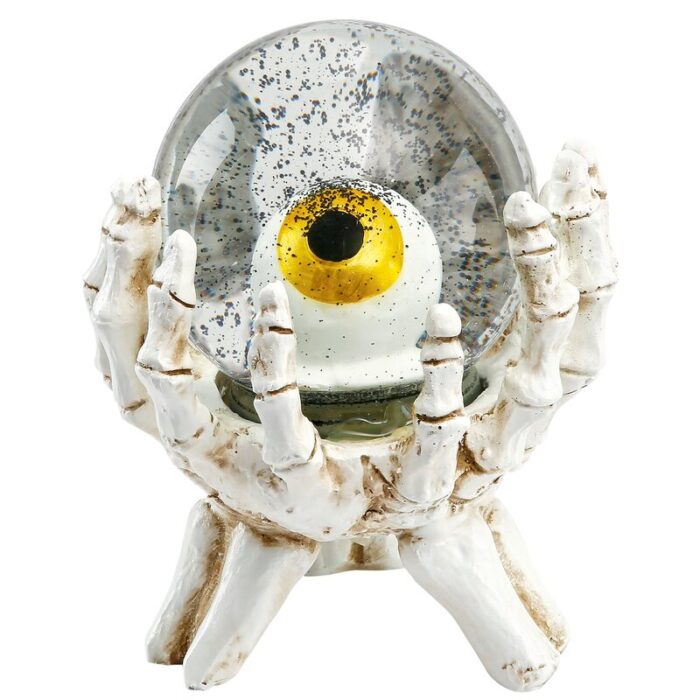 All-Seeing Eye of the Skeleton Water Globe - Chic Decora