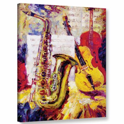 All That Jazz Print on Canvas - Chic Decora