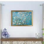 Almond Blossom by Vincent Van Gogh – Picture Frame Print on Canvas - Chic Decora