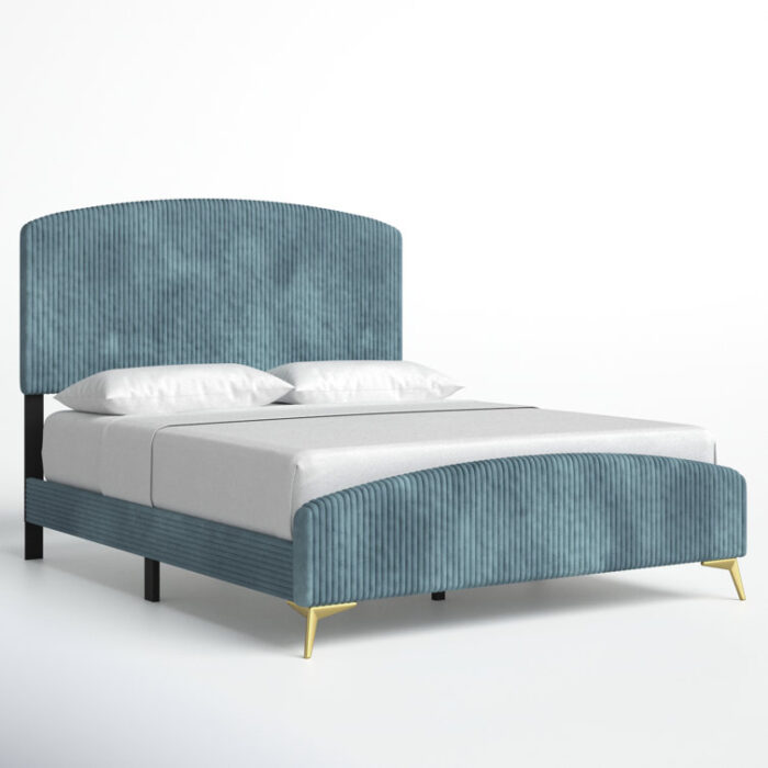 Alphonse Upholstered Standard Bed - Chic Decora