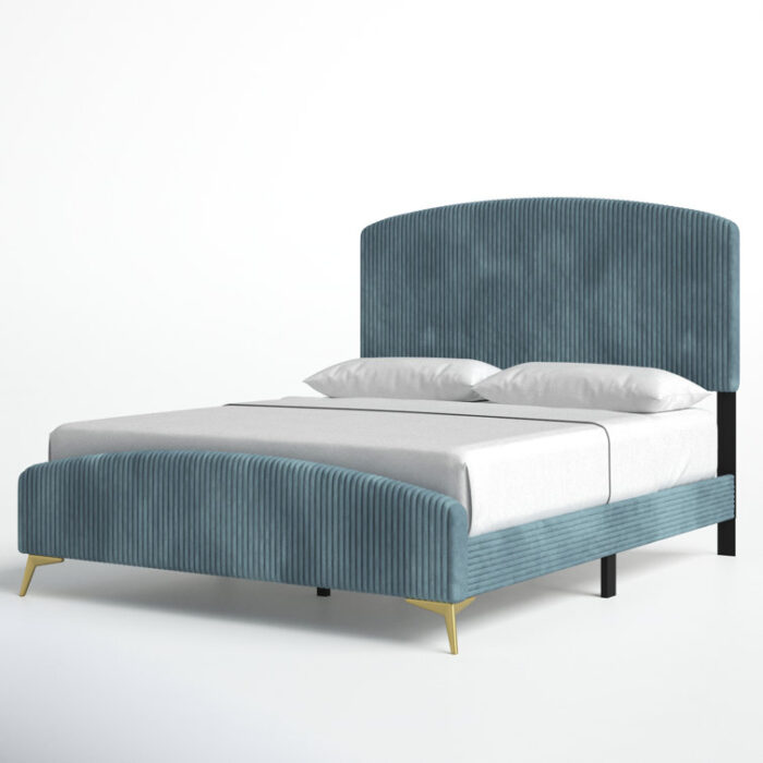 Alphonse Upholstered Standard Bed - Chic Decora