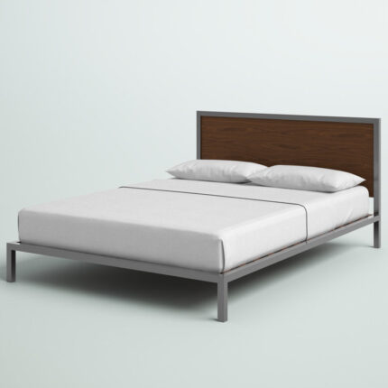 Altoona Metal Platform Bed - Chic Decora