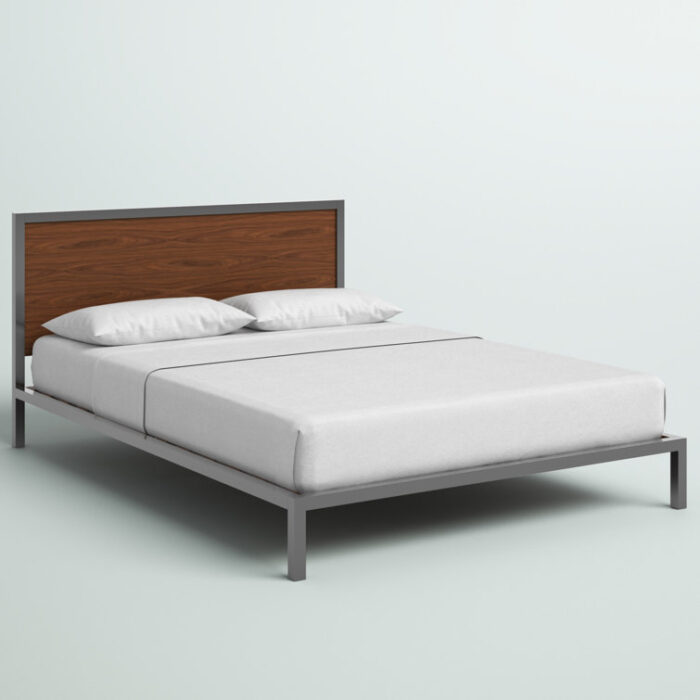 Altoona Metal Platform Bed - Chic Decora