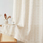 Amadas Linen Semi-Sheer Curtain Pair (Set of 2) - Chic Decora