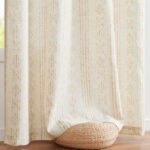 Amadas Linen Semi-Sheer Curtain Pair (Set of 2) - Chic Decora