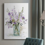 Amaiia ” Purple Passion II ” Painting Print - Chic Decora