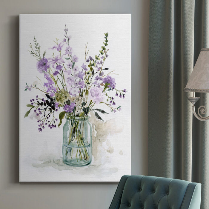 Amaiia ” Purple Passion II ” Painting Print - Chic Decora