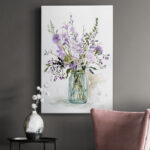 Amaiia ” Purple Passion II ” Painting Print - Chic Decora