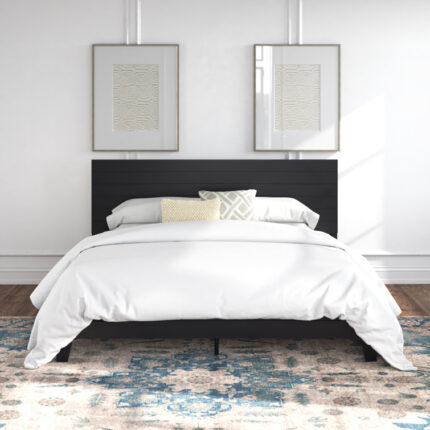 Amarys Shiplap Platform Bed Frame - Chic Decora