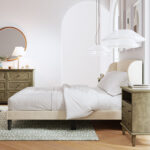 Amati Upholstered Wingback Platform Bed - Chic Decora