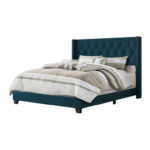 Amberlee Upholstered Wingback Bed - Chic Decora