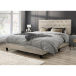 Ambrey Upholstered Standard Bed - Chic Decora