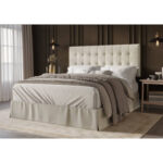 Timaeus Upholstered Standard Bed - Chic Decora