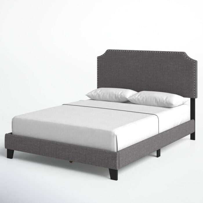 Ameer Upholstered Standard Bed - Chic Decora