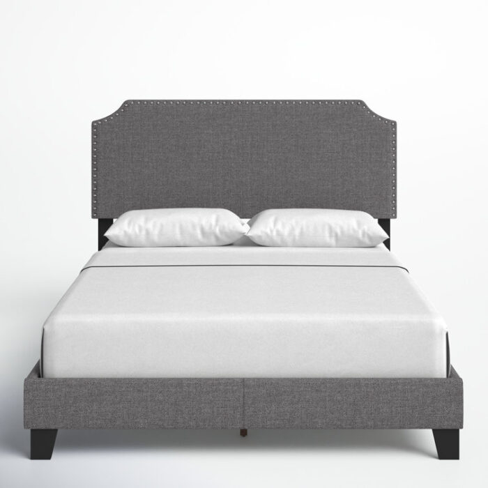 Ameer Upholstered Standard Bed - Chic Decora