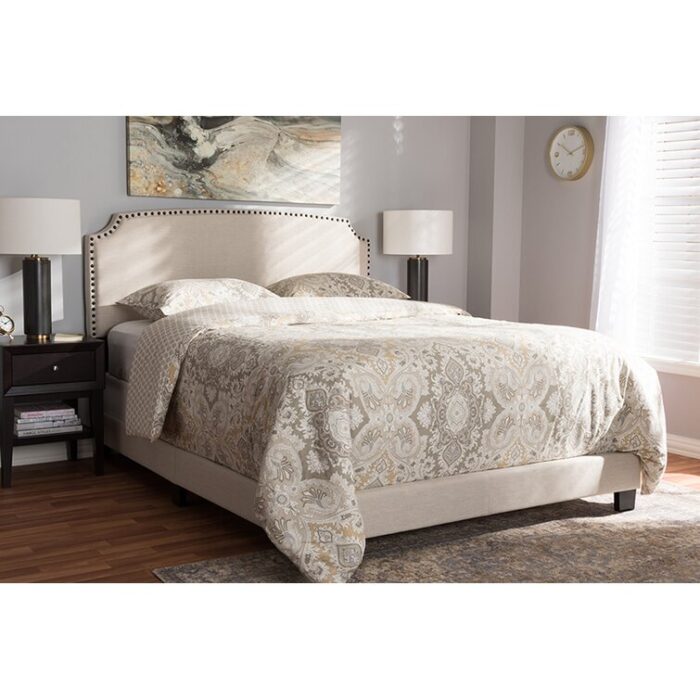 Amick Upholstered Platform Bed - Chic Decora