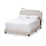 Amick Upholstered Platform Bed - Chic Decora