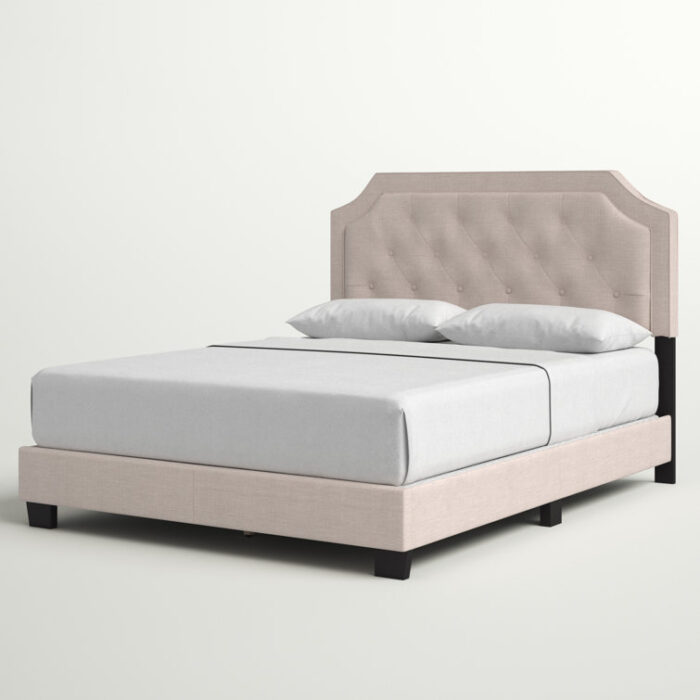 Amidon Upholstered Standard Bed - Chic Decora