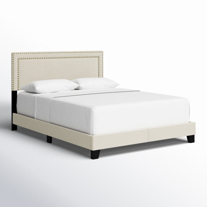 Amilia Upholstered Standard Bed - Chic Decora