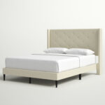 Amiliya Upholstered Wingback Bed - Chic Decora