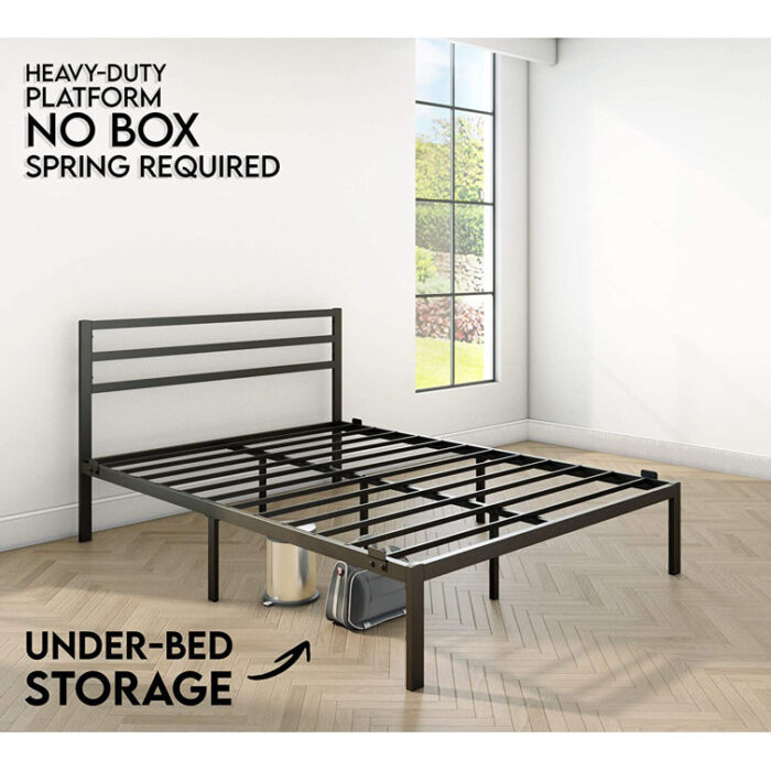 Anacaren Metal Open-Frame Bed - Chic Decora