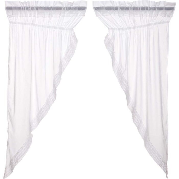 Andrade Cotton Sheer Curtain Pair (Set of 2) - Chic Decora