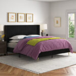 Andretta Upholstered Wingback Bed - Chic Decora