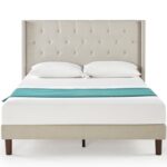 Andrianne Upholstered Wingback Bed - Chic Decora