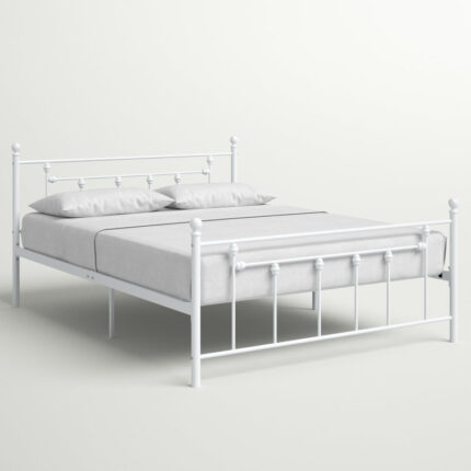 Angela Metal Spindle Bed - Chic Decora