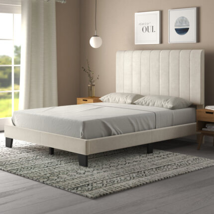 Angiola Tufted Upholstered Bed - Chic Decora