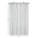 Animal Print Semi-Sheer Rod Pocket Curtain Panels (Set of 2) - Chic Decora