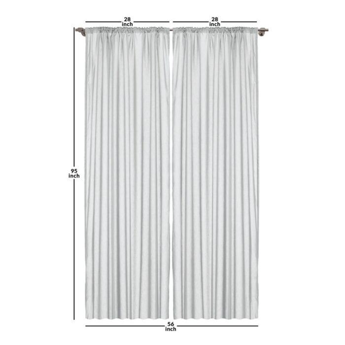 Animal Print Semi-Sheer Rod Pocket Curtain Panels (Set of 2) - Chic Decora