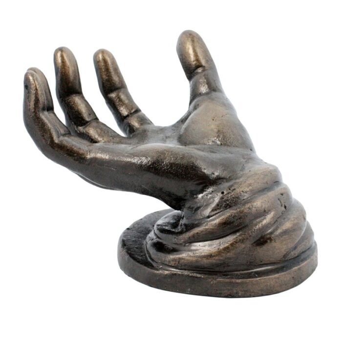 Anisa Cast Iron Hand Sculpture - Chic Decora