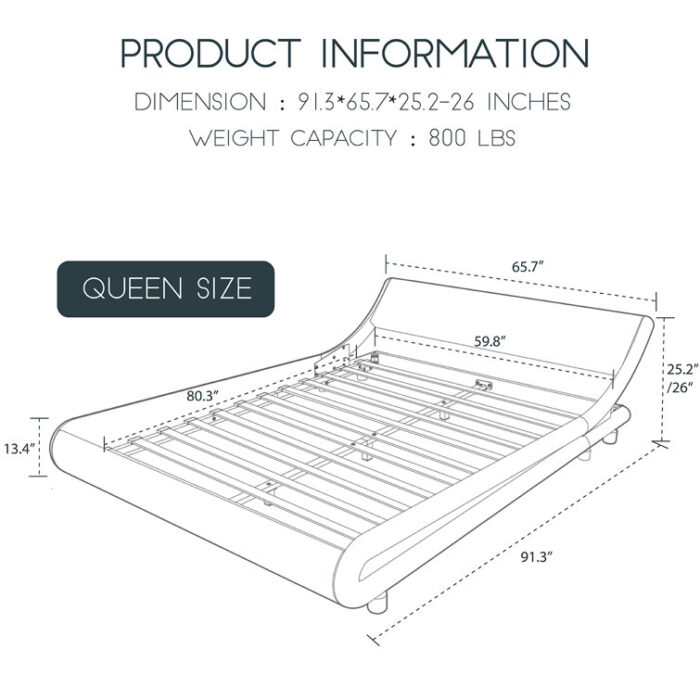 Annaleece Upholstered Sleigh Bed - Chic Decora