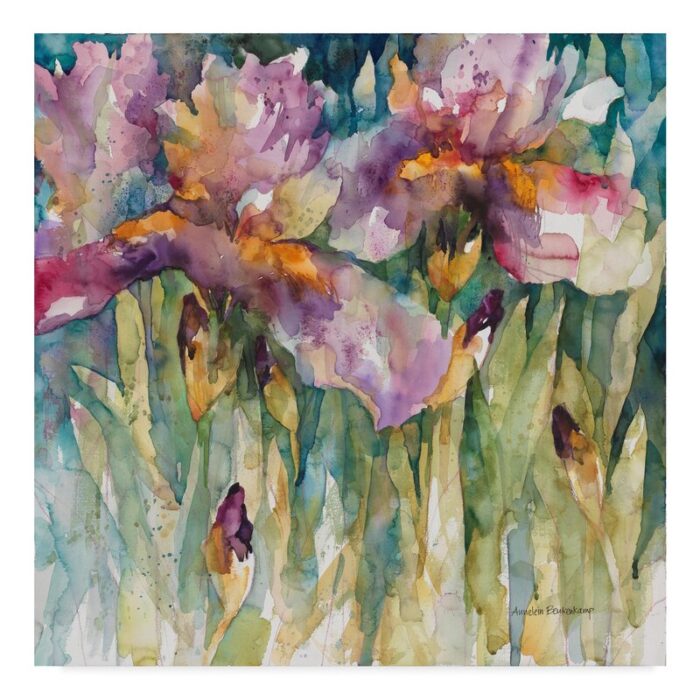 Annelein Beukenkamp ” Siberian Iris Purple ” by Annelein Beukenkamp - Chic Decora