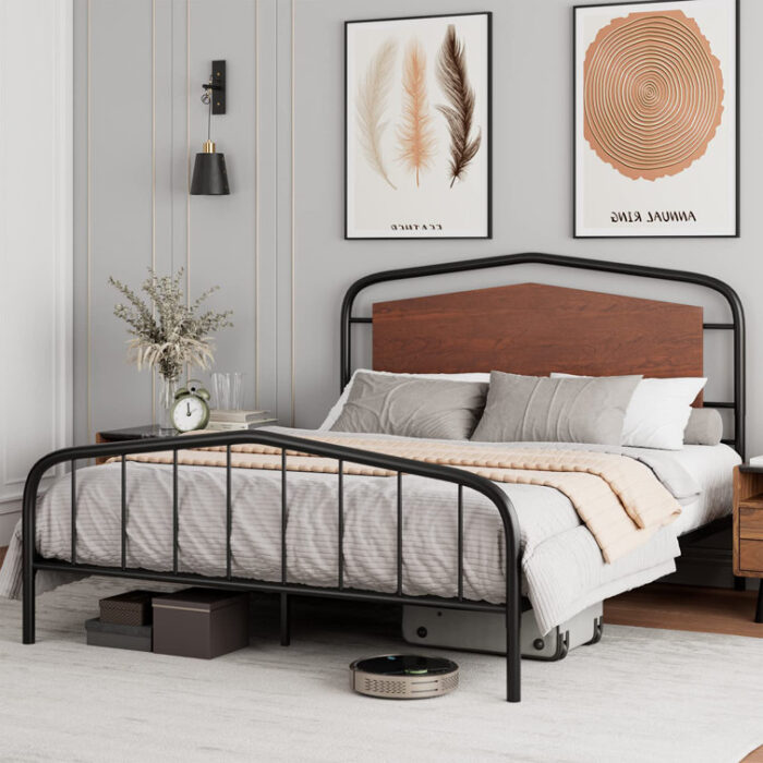 Anshika Platform Bed - Chic Decora