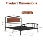 Anshika Platform Bed - Chic Decora