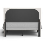 Anthoy Wingback Upholstered Bed Frame - Chic Decora