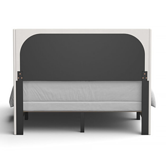 Anthoy Wingback Upholstered Bed Frame - Chic Decora