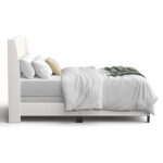 Anthoy Wingback Upholstered Bed Frame - Chic Decora