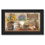 Antique Kitchen Framed Wall Art for Living Room, Home Wall DÃ©cor Framed Print by Ed Wargo - Chic Decora