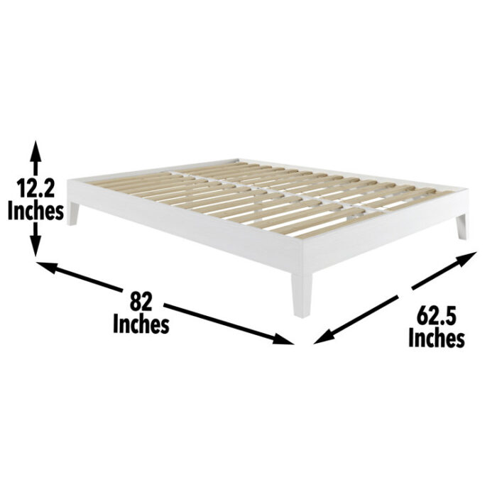 Antolic Solid Wood Platform Bed - Chic Decora