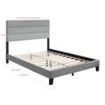 Antrone Upholstered Standard Bed - Chic Decora